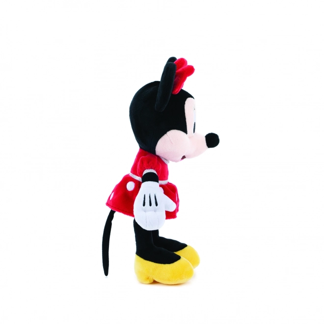 Peluche Minnie en robe rouge