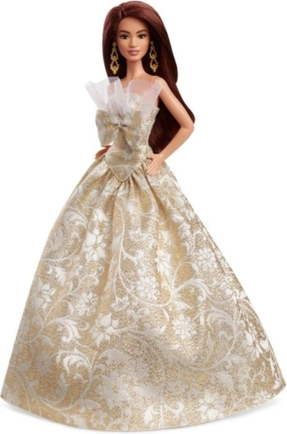 Barbie de Noël brune 2025