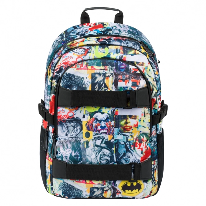 BAAGL Sac à dos scolaire Skate Batman Comics