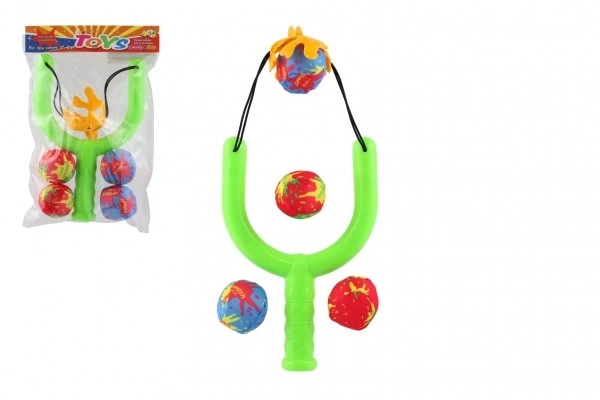 Frondes avec bombes à eau 4pcs plastique/tissu 24x16cm dans un sac