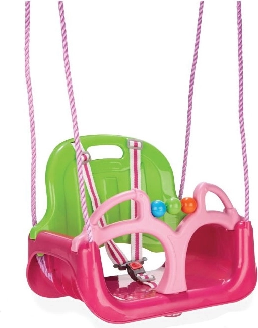 Balançoire 3 en 1 rose WOOPIE