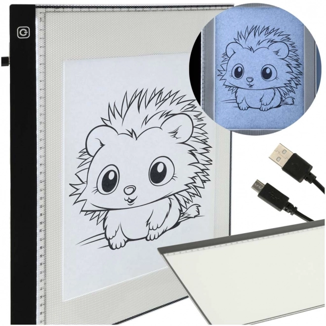 Tablette à dessin rétroéclairée LED A3