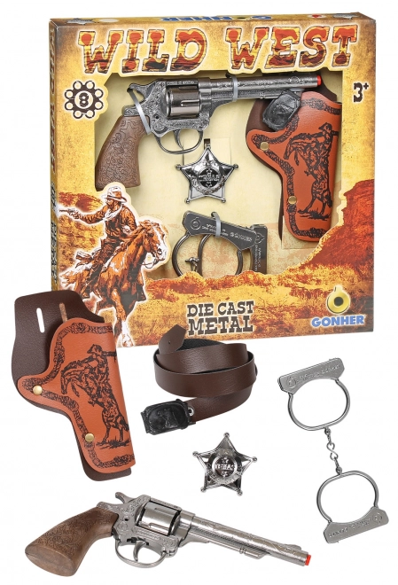 Ensemble cowboy avec menottes