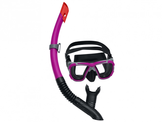 Bestway Ensemble de snorkeling pour enfants et adultes – Rouge