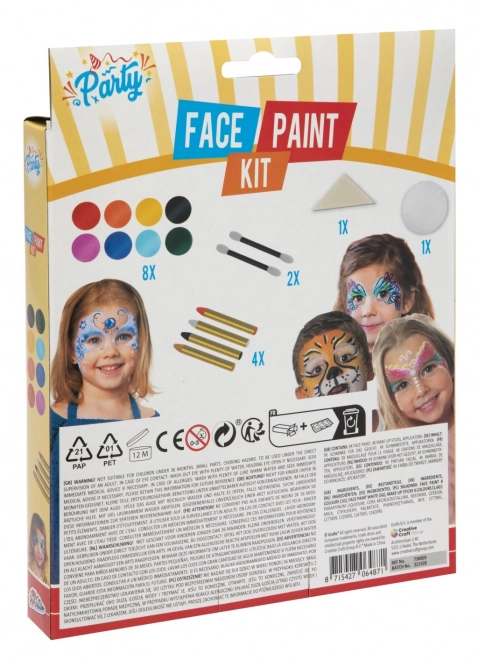 Peintures pour le visage 16 pcs