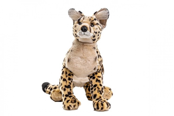 Chat en peluche de savane 50 cm