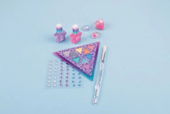 Palette d'ombres à paupières avec vernis à ongles Mystic Crystal