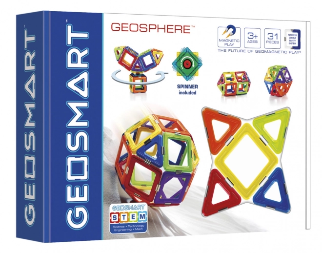 Jeu de construction magnétique GeoSmart GeoSphere - 31 pièces
