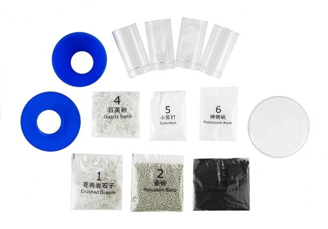Ensemble éducatif de filtration de l'eau