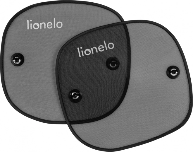 LIONELO Pare-soleil voiture 2pcs noir