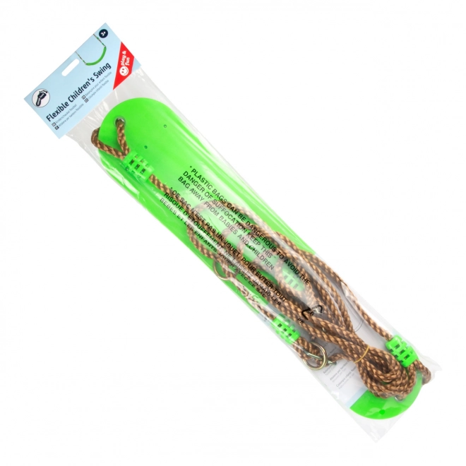 Balançoire enfant Small Foot Flexi verte