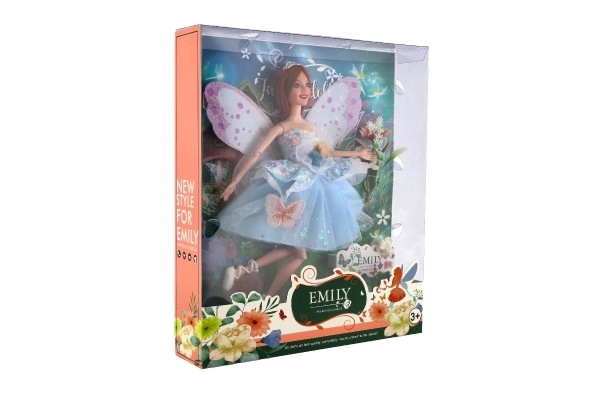 Poupée de fée avec ailes articulées et accessoires