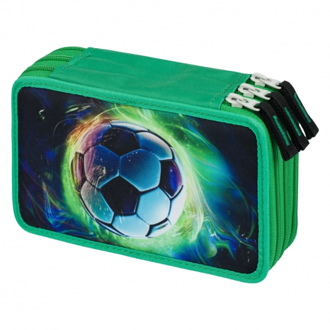BAAGL Trousse d'école à trois niveaux Ballon de football