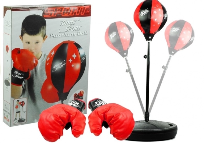 Ensemble de boxe pour enfants avec gants et support