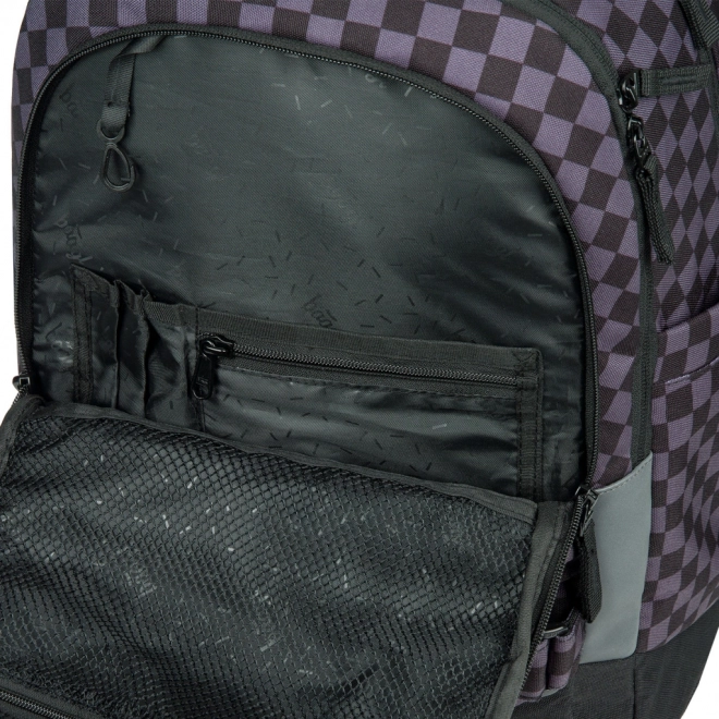 Sac à dos scolaire Skate Max gris