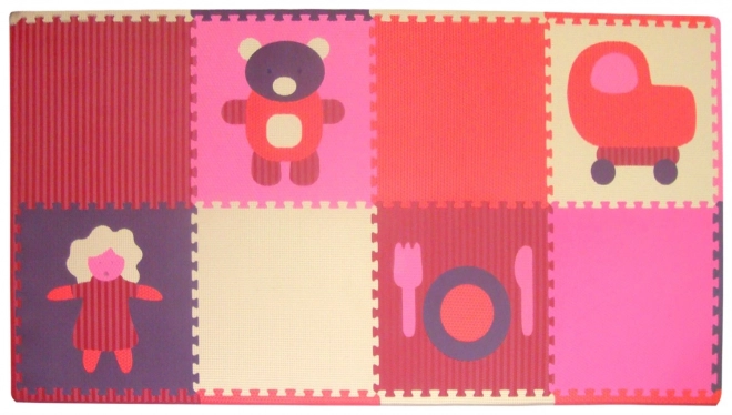Puzzle en mousse Jouets de fille avec bordures
