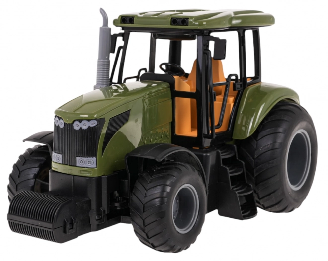 Tracteur avec remorque vert R/C