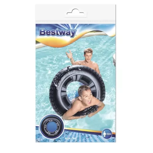 Bouée gonflable Bestway avec motif de pneu