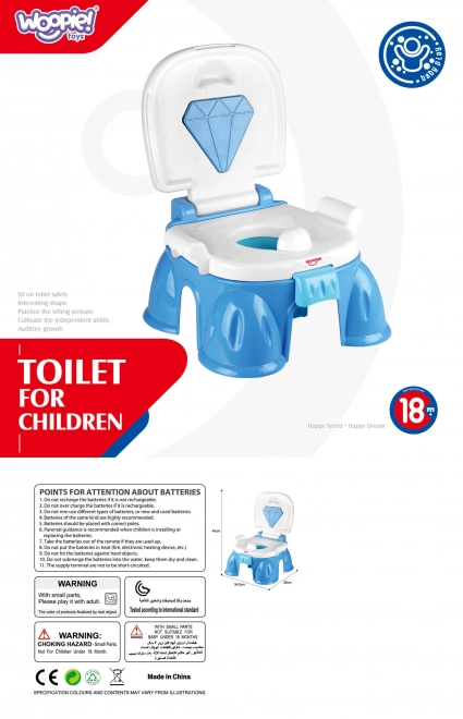 Pot pour enfant avec musique 3 en 1 WOOPIE