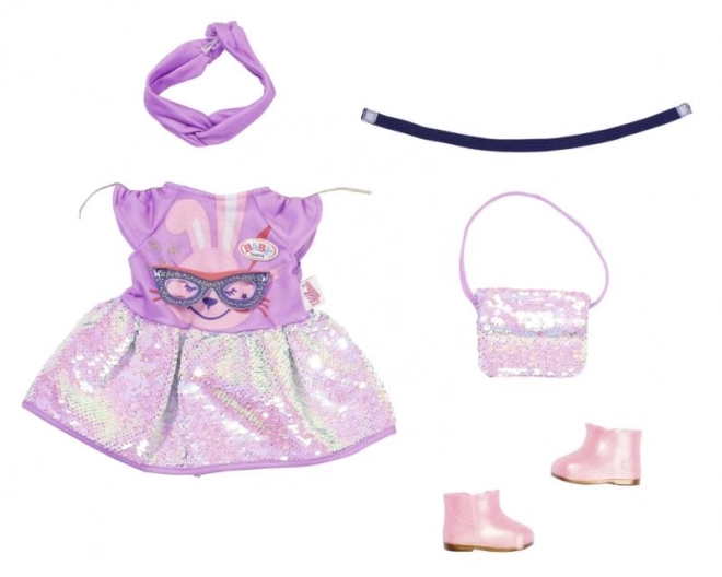BABY born Ensemble avec robe Deluxe Édition Anniversaire, 43 cm