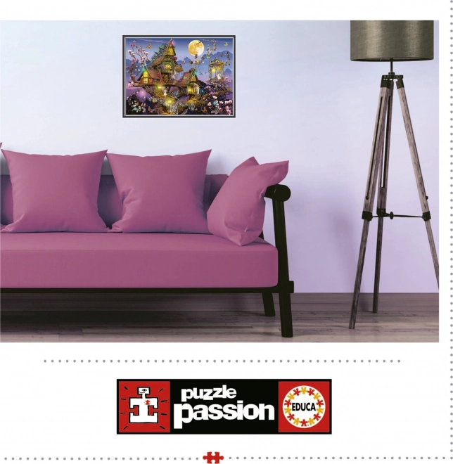 EDUCA Puzzle Maison de Fée 500 pièces