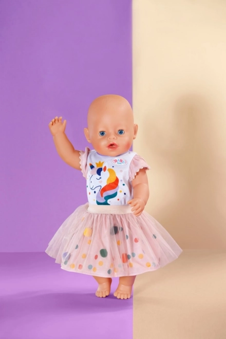 Baby Born robe tutu licorne pour poupées