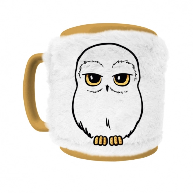 Tasse Harry Potter avec revêtement en peluche Hedwige