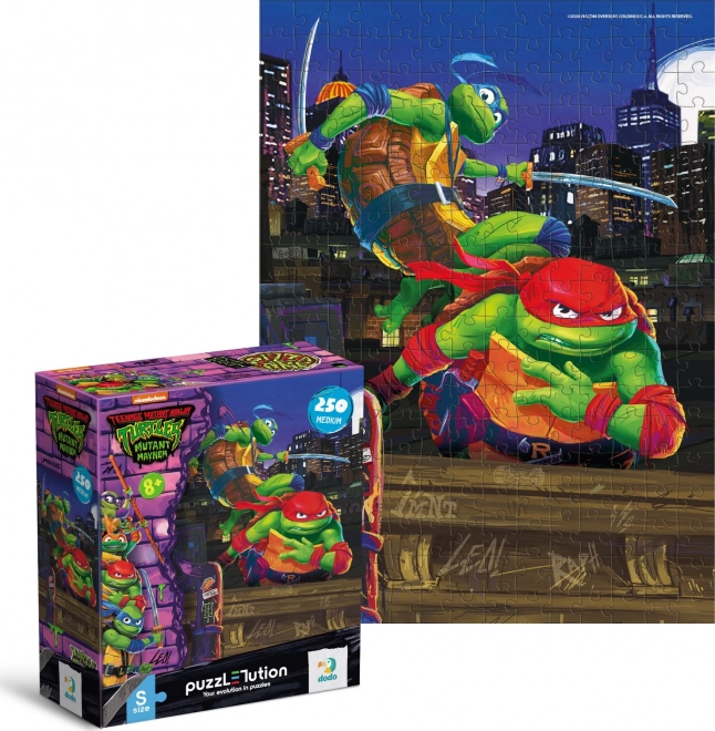 DODO Puzzle Tortues Ninja: Leonardo et Raphaël 250 pièces