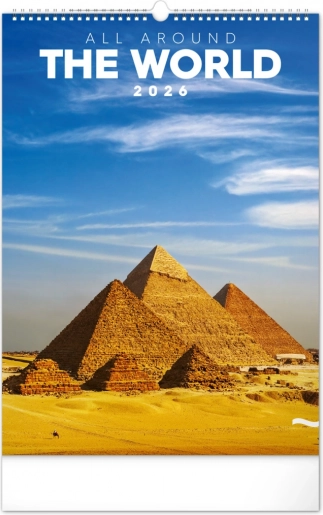 Calendrier mural Monuments du monde 2026