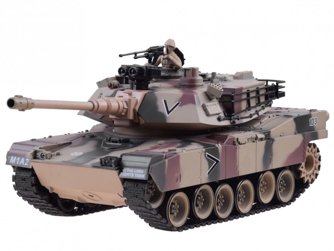Grand char télécommandé US M1A2