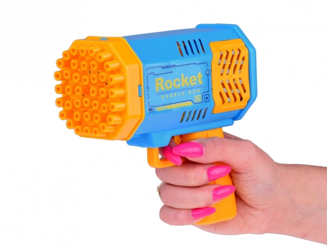 Pistolet à bulles de savon ensemble lumière + liquide pour enfants ZA4976