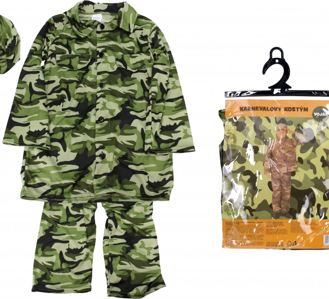 Ensemble de carnaval - soldat M 110-120 cm