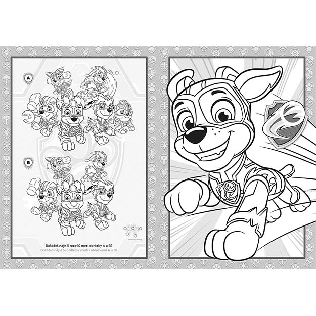 Livre de coloriage A4 Paw Patrol