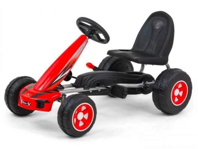 Kart à pédales Viper Rouge