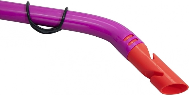 Ensemble de plongée rose avec masque et tuba