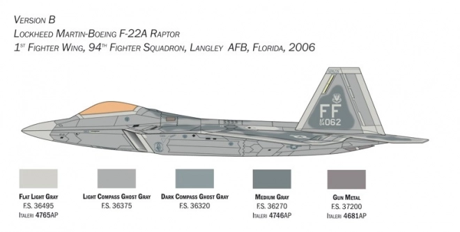 Modèle Lockheed Martin F-22A Raptor