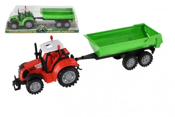 Tracteur avec remorque pour enfants