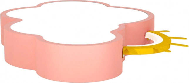 Lampe LED nuage rose avec télécommande