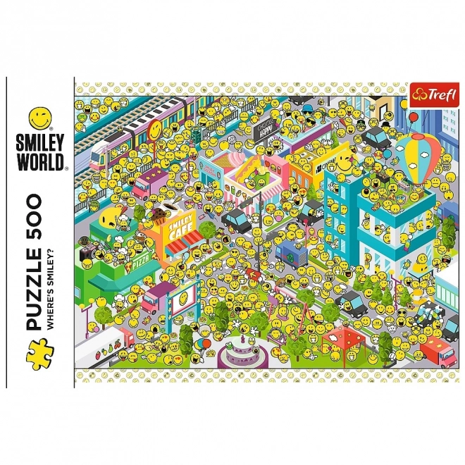 Puzzle Smiley - Où est Smiley ? 500 pièces