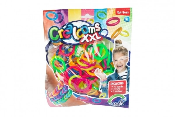 Fais ton propre bracelet - 72 élastiques + outils + métier à tisser pour bracelets en sachet