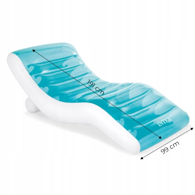 Chaise longue gonflable