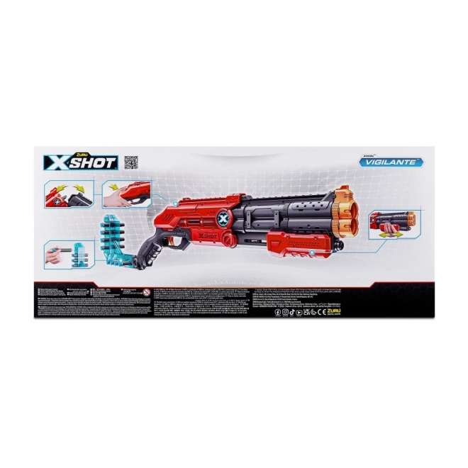 ZURU X-SHOT EXCEL Vigilante lanceur 24 fléchettes