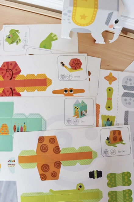 Woopie art&fun kit créatif origami 3D animaux