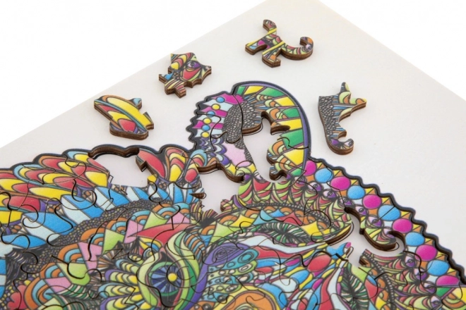 Puzzle de contours Moxy tigre 130 pièces