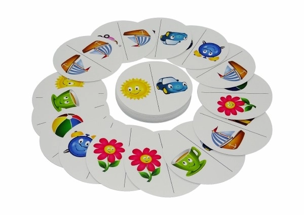 Jeux pour enfants pour les plus petits 3 en 1 jeu de société dans une boîte en métal