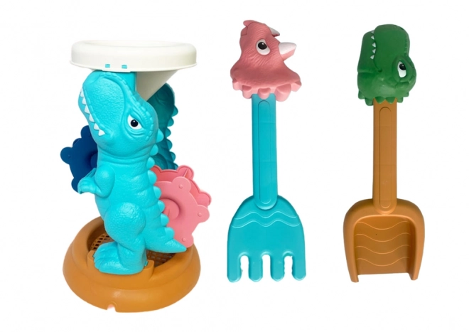 Ensemble jouets de sable Seau Moulin Moules Dinosaures
