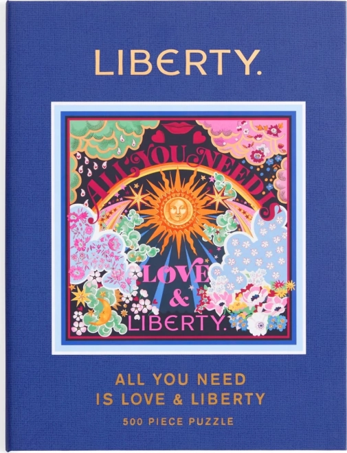 Puzzle carré GALISON Liberty: Tout ce dont tu as besoin, c'est de l'amour 500 pièces
