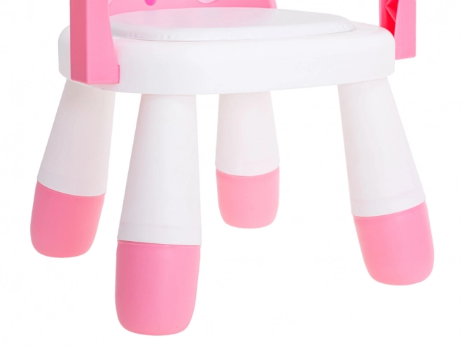 Chaise haute pour enfant - rose