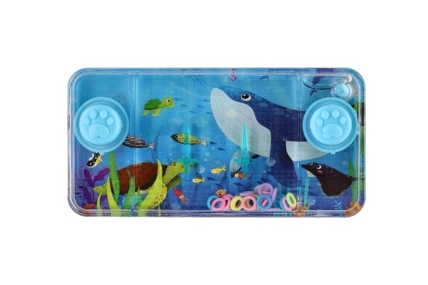 Jeu d'eau casse-tête 11x6cm en plastique monde marin 4 types 24 pièces dans une boîte