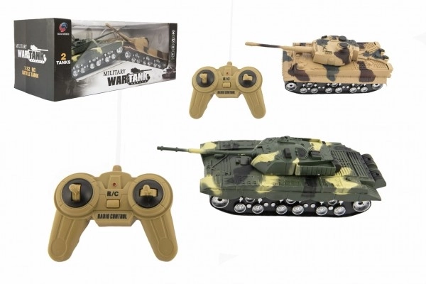 Deux tanks RC 1:32 avec effets